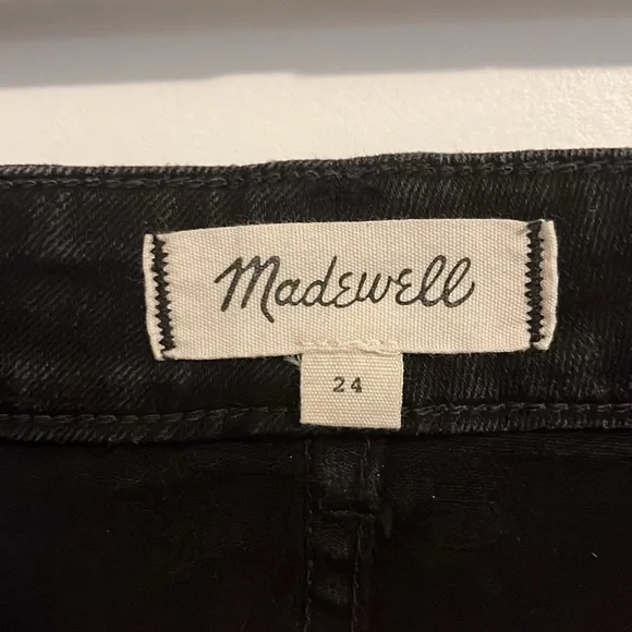 Madewell Black Denim Mini Skirt - Picture 5 of 9